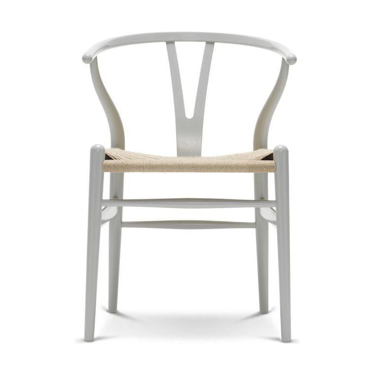 Přírodní papírový šňůra pro židle Carl Hansen CH24 Y, buk/stříbrná šedá