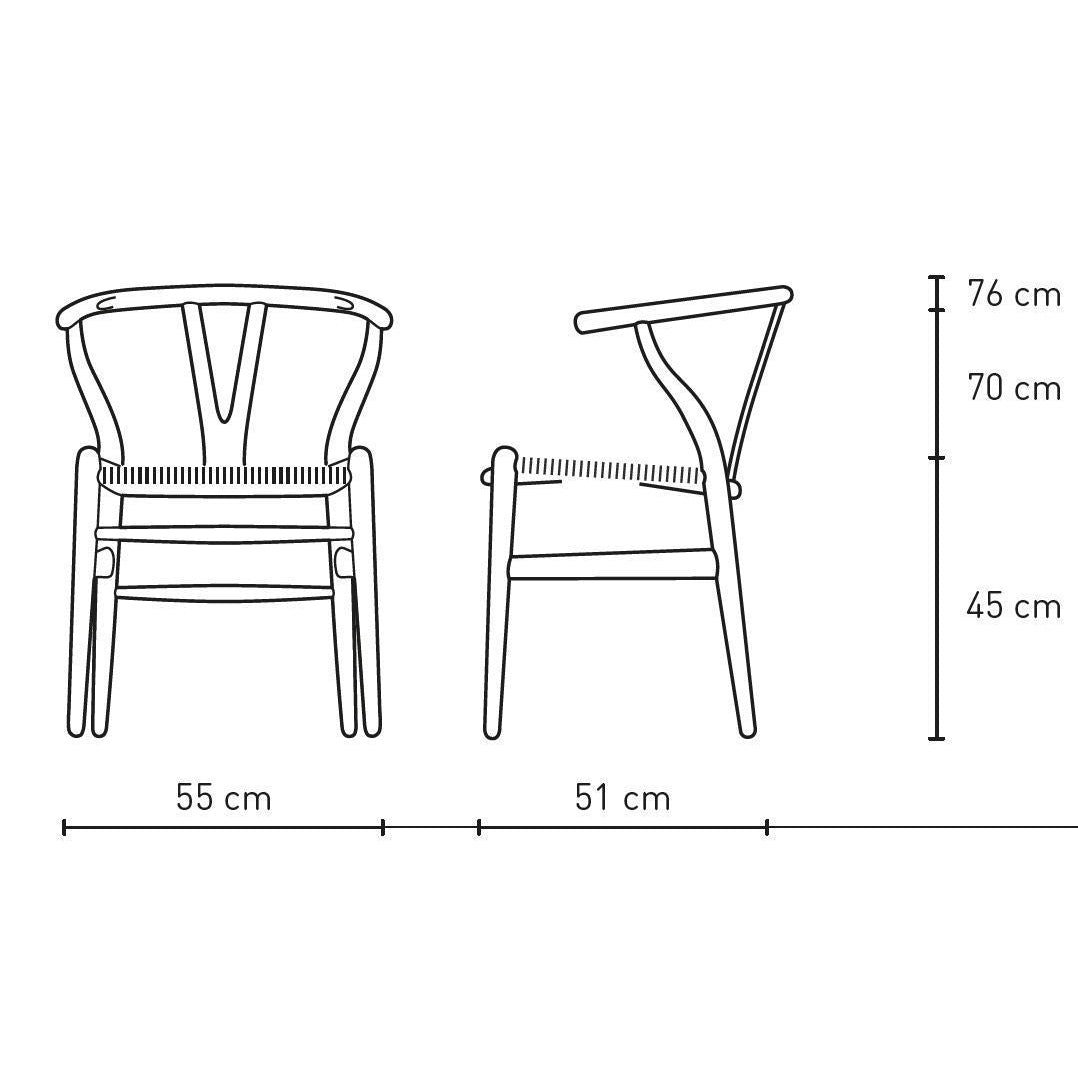 Carl Hansen Ch24 Wishbone Chair Natural, Soaped Oak