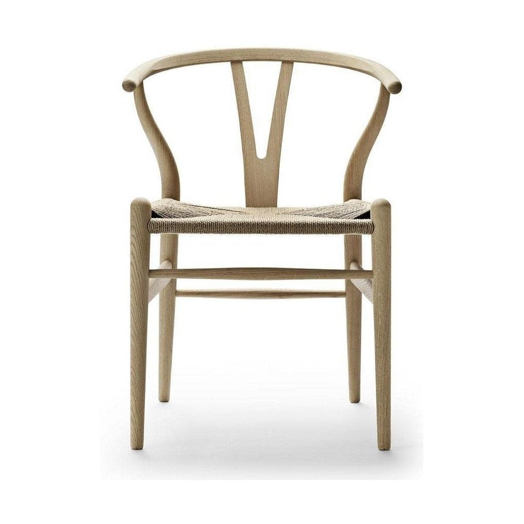 Carl Hansen Ch24 Wishbone Chair Natural, Soaped Oak