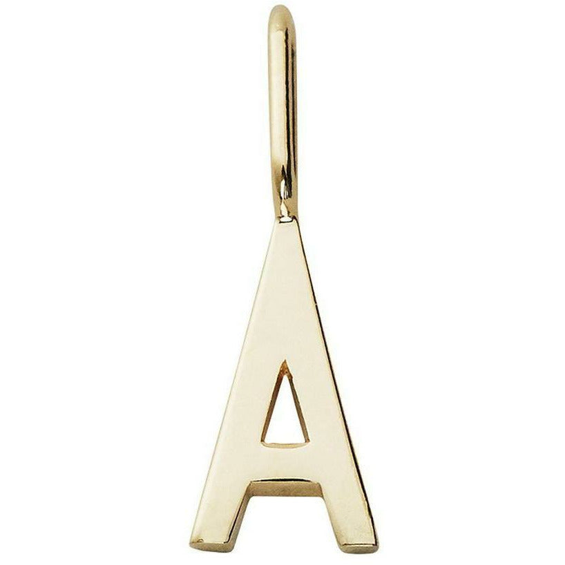 Design Letters Letters Pendant A Z 10 Mm, Gold, A
