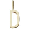 Design Letters Letters Pendant A Z 16 Mm, Gold, D