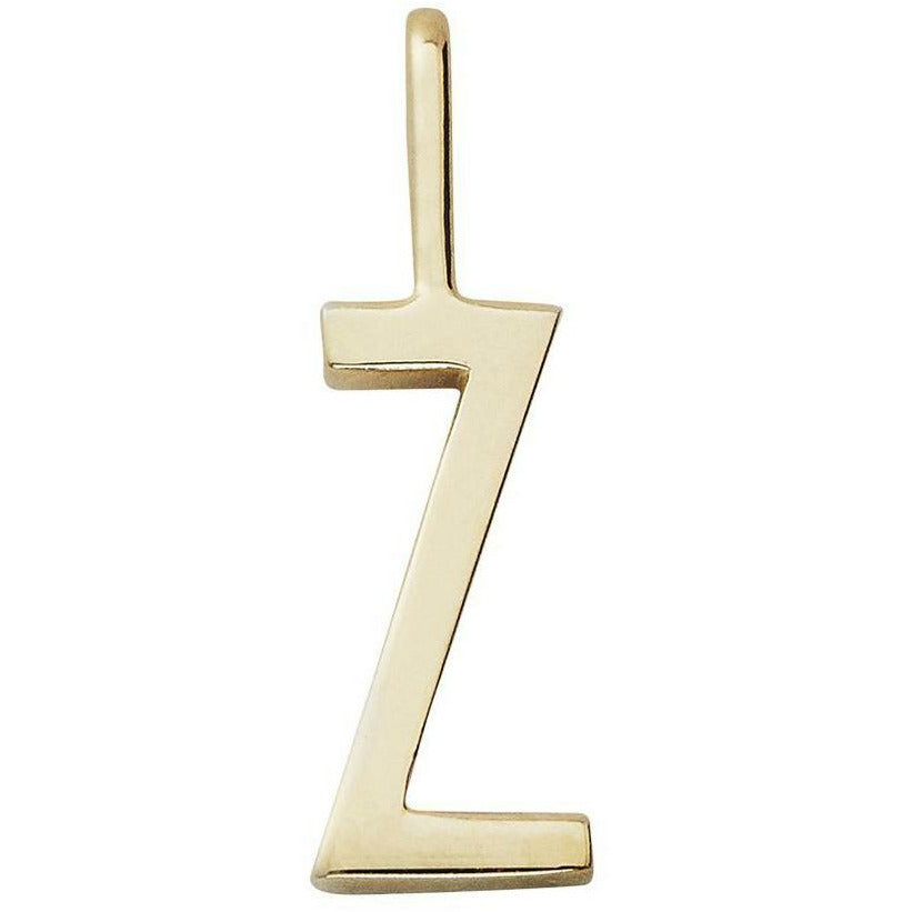 Design Letters Letters Pendant A Z 16 Mm, Gold, Z