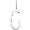Design Letters Letters Pendant A Z 16 Mm, Silver, G