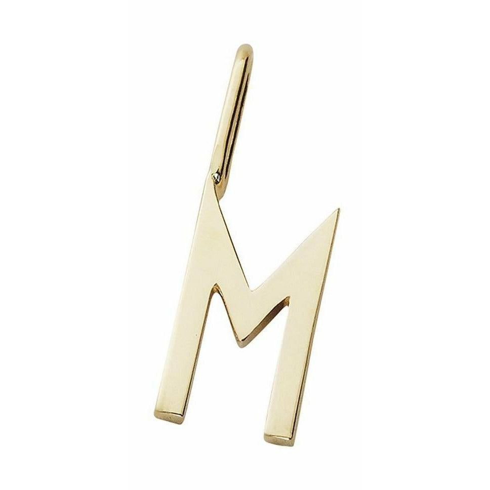 Design Letters Pendant A Z 30 Mm, Gold, M