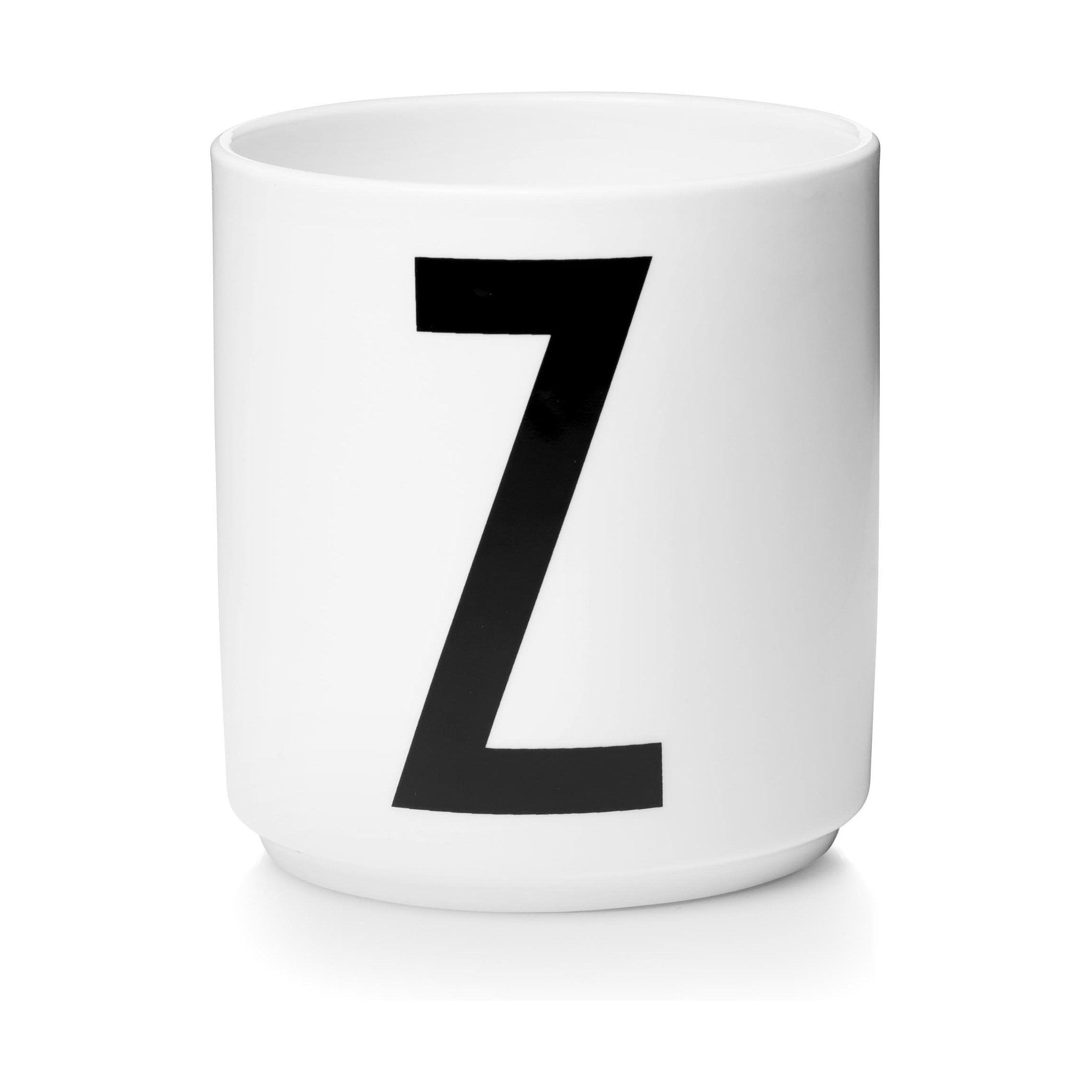 Design Letters Personal Porcelain Mug A Z, White, Z
