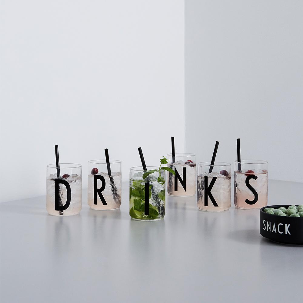 Design Letters Personal Drinking Glass A Z, C