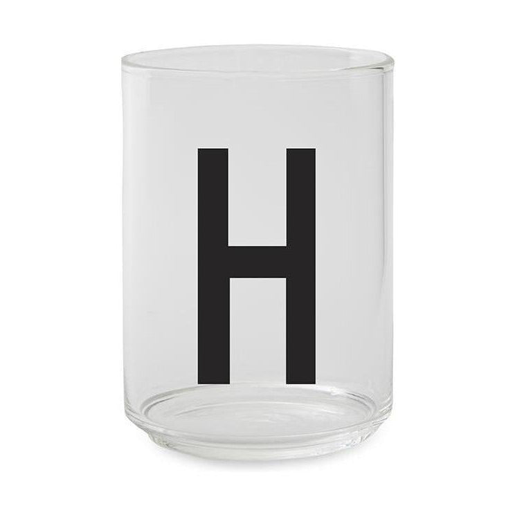 Design Letters Personal Drinking Glass A Z, H
