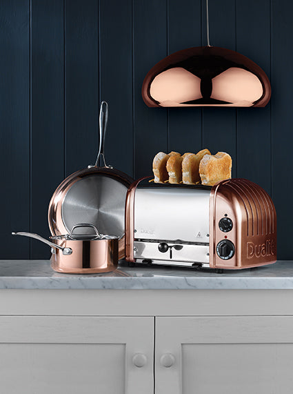 Dualit Classic Toaster New Gen 4 Slot, Copper