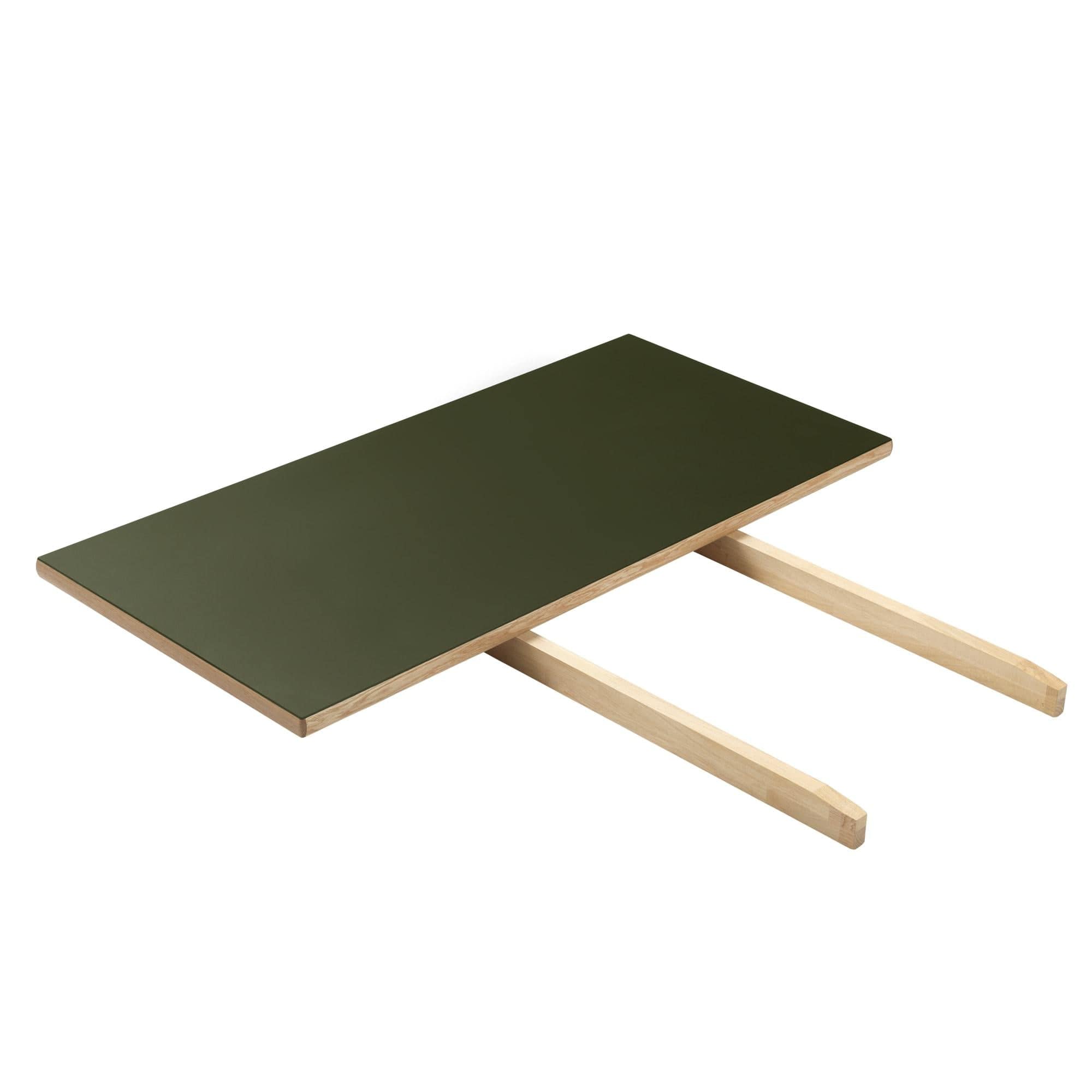 Fdb Møbler C35 Extension Plate Oak/Olive Linoleum, 45cm