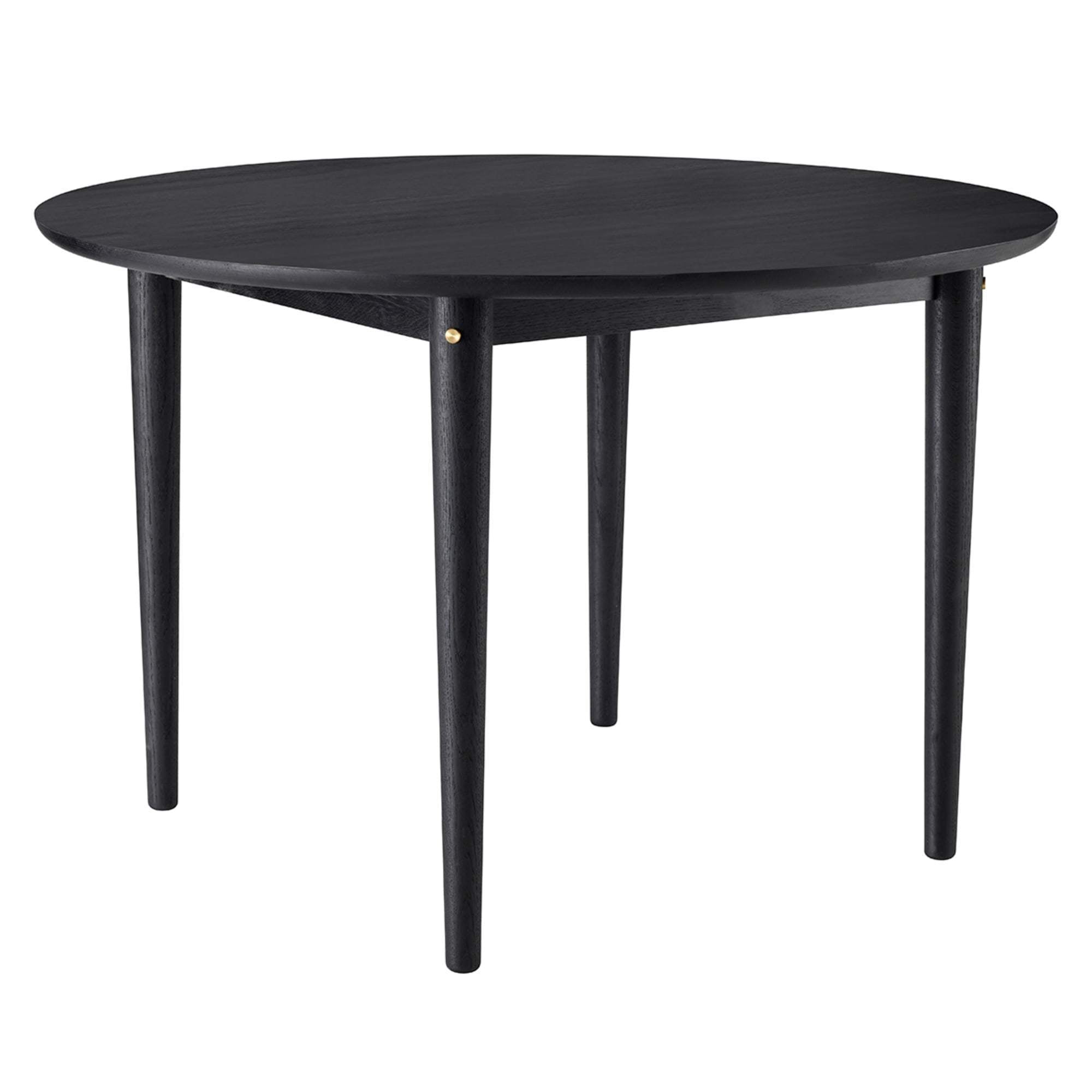 Fdb Møbler C62 Dining Table Black Oak, 120cm
