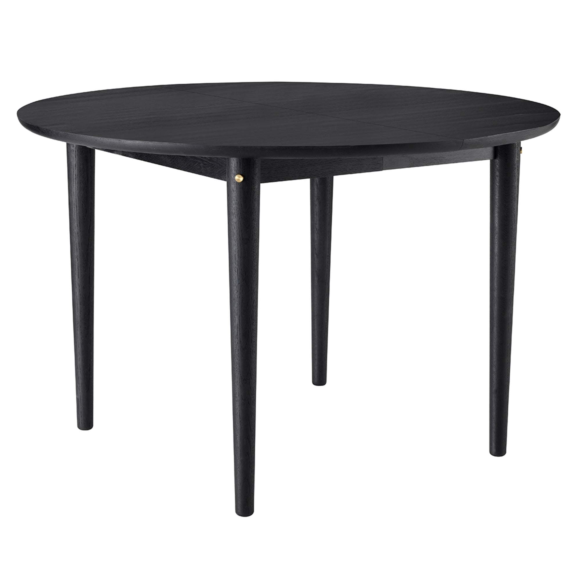 Fdb Møbler C62 E Dining Table With Pull Out Function, Black Oak