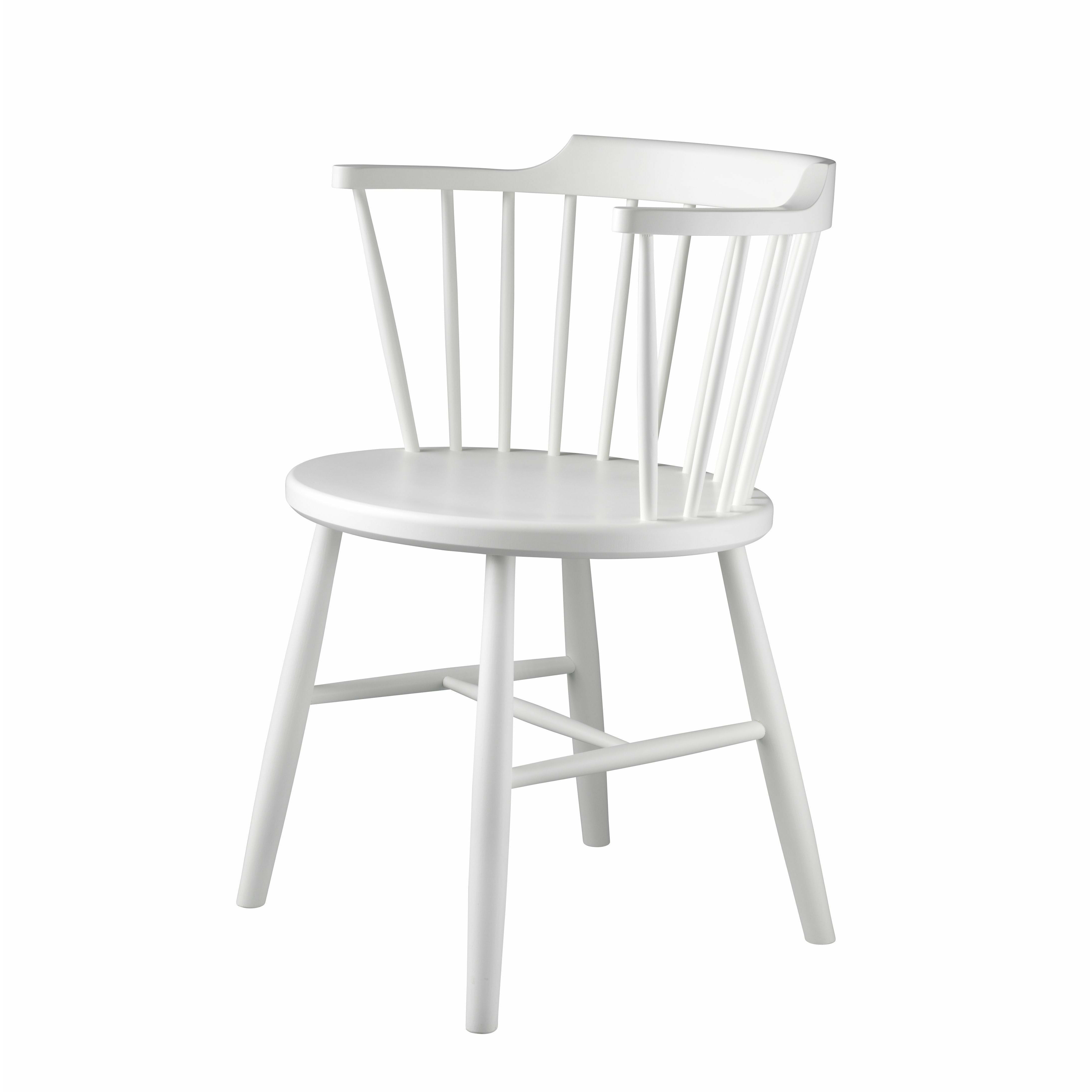 Fdb Møbler J18 Børge Mogensen stol, hvid