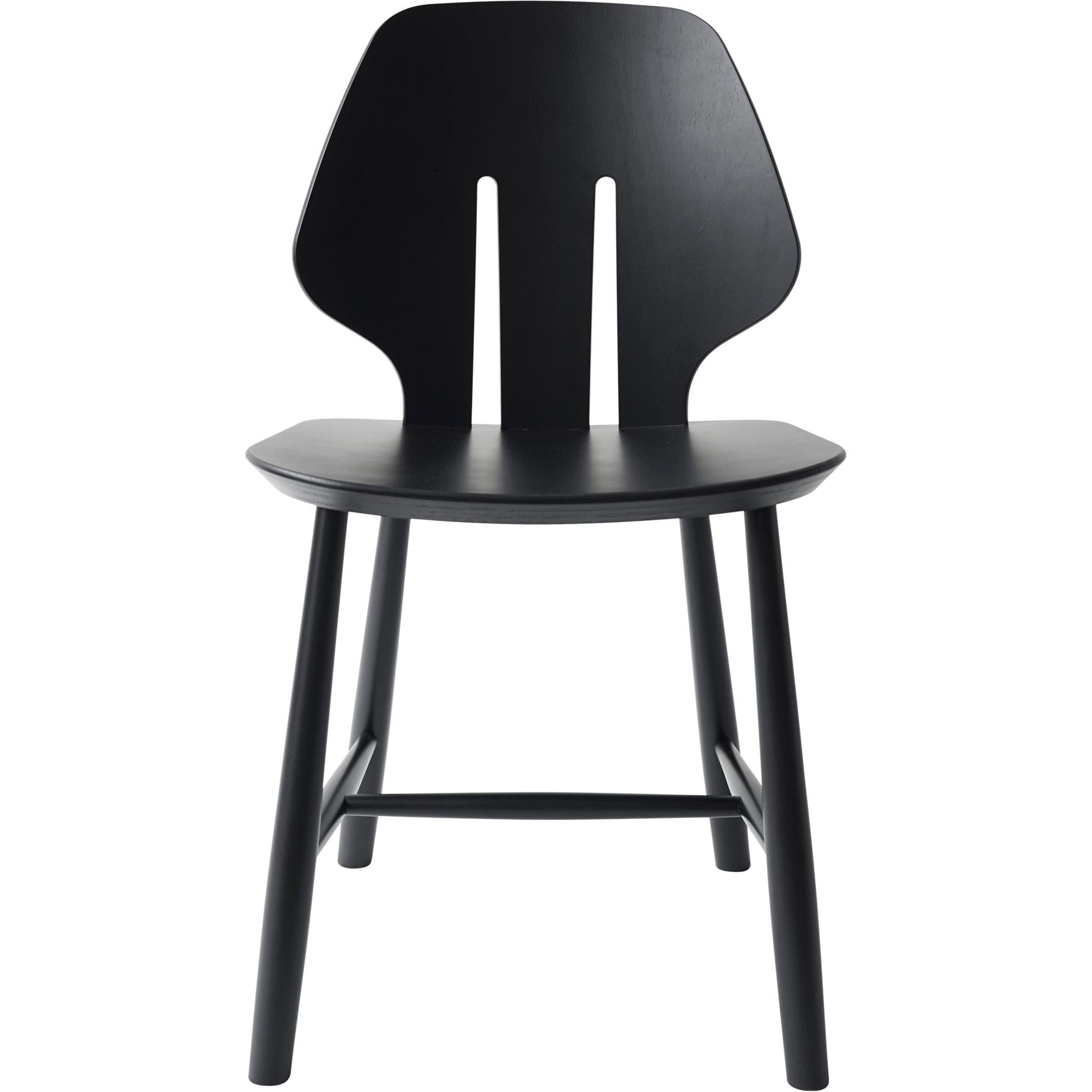Fdb Møbler J67 Dining Chair, Black Beech