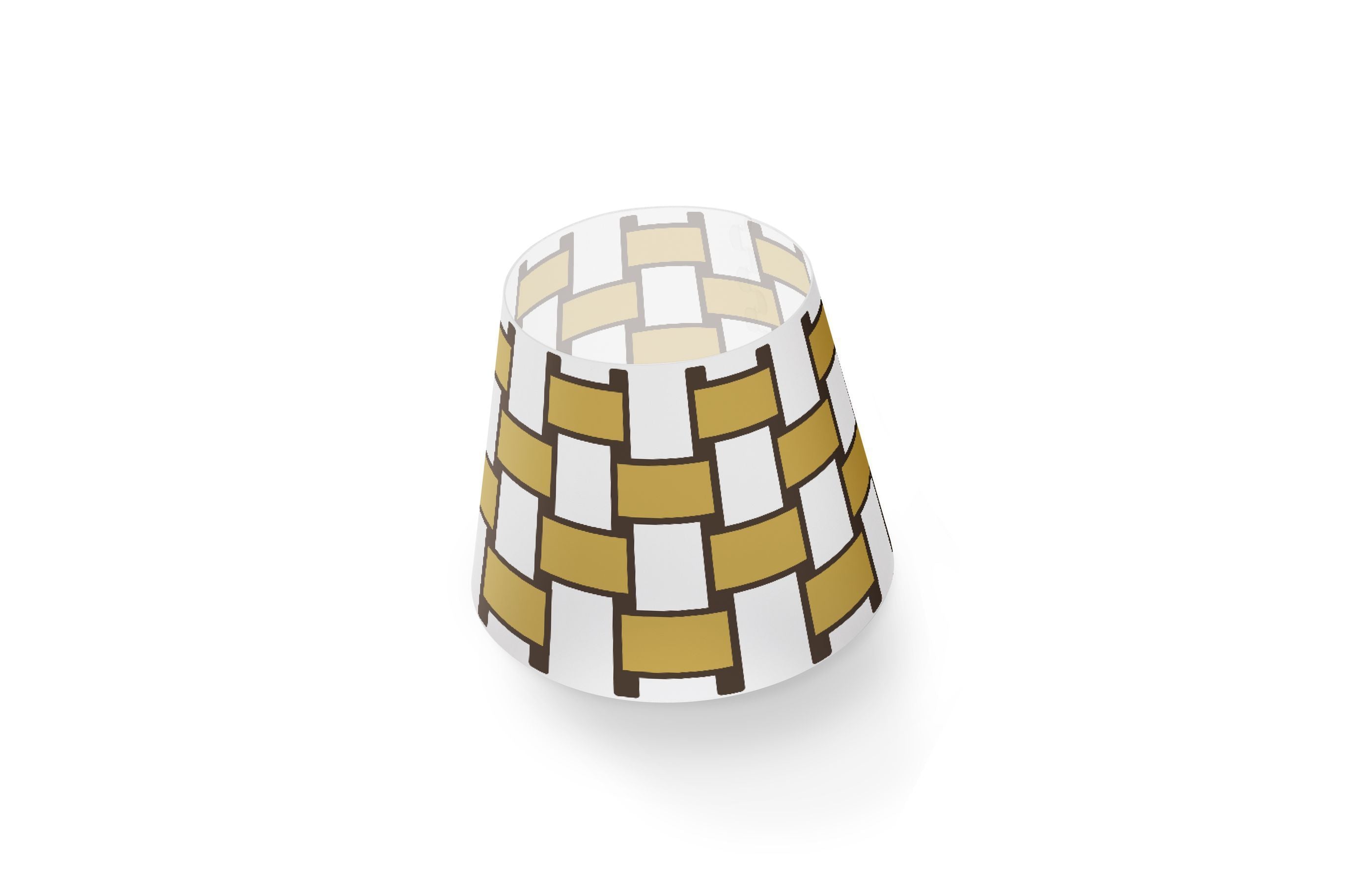 Fatboy Cooper Cappie Lampshade Basket Weave, Gold Honey