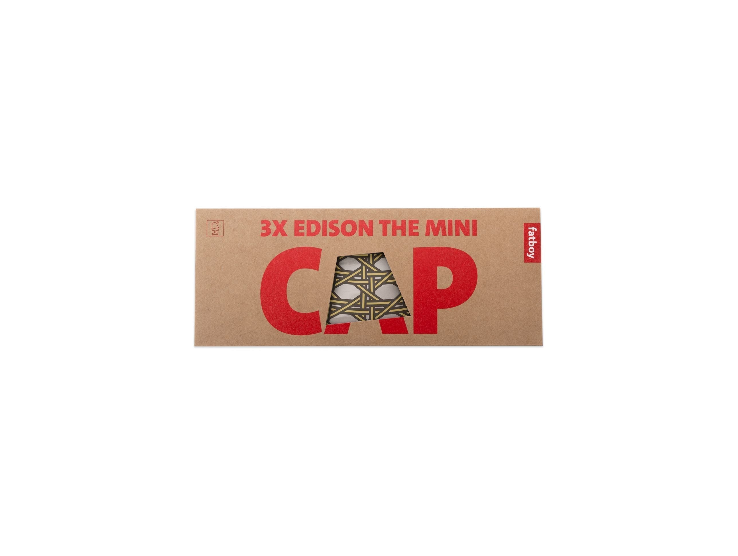 Fatboy Edison The Mini Cappie Lampshades Set Of 3 Mikado, Gold Honey