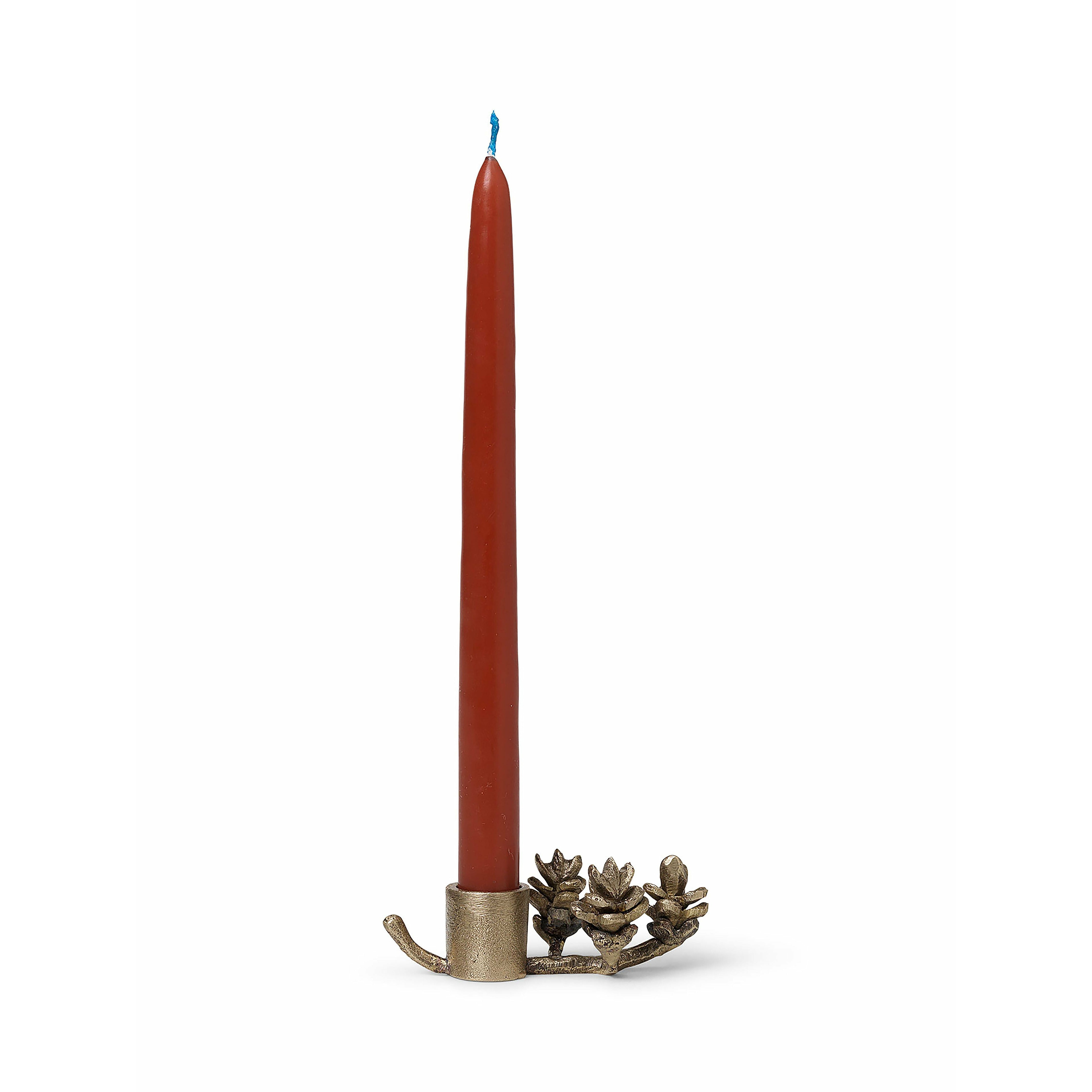 Ferm Living Forest Candlestick, Brass