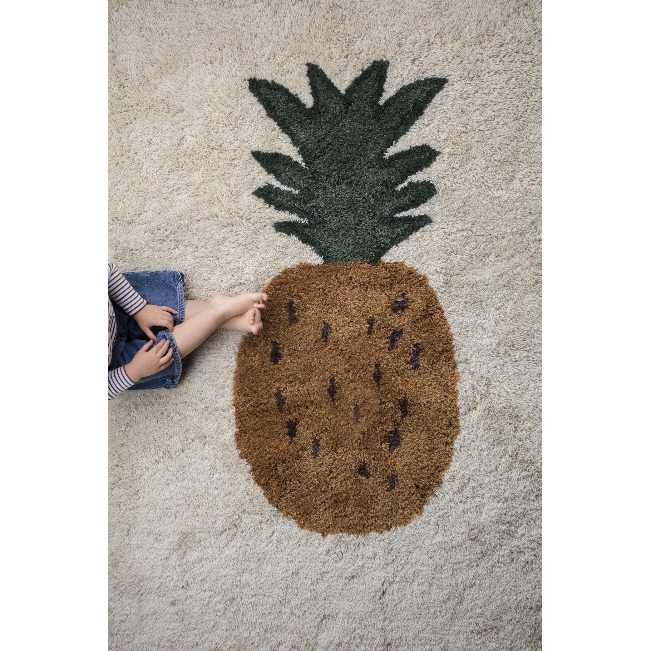 Ferm Living Fruiticana Pineapple Rug, 180 Cm