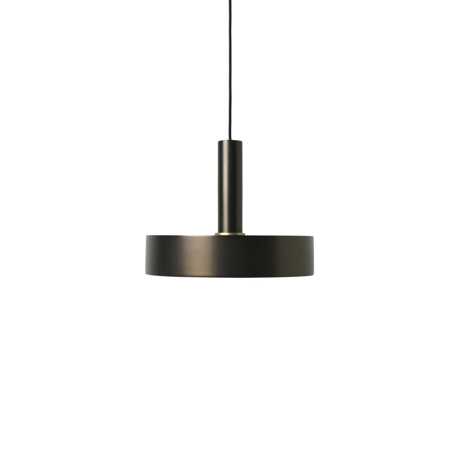 Ferm Living Record Shade, černá mosaz