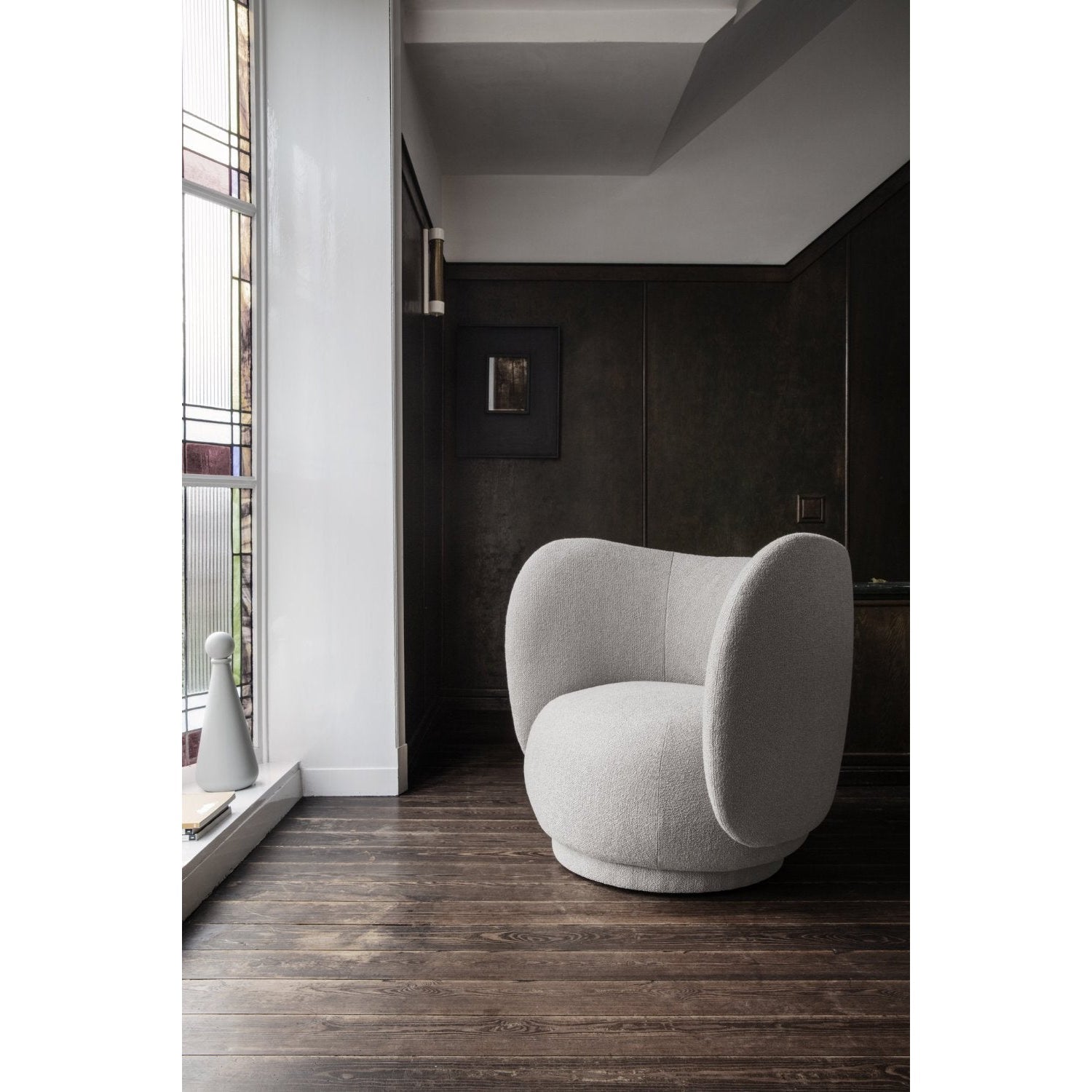 Ferm Living Rico Lounge Armchair Brushed, Sand