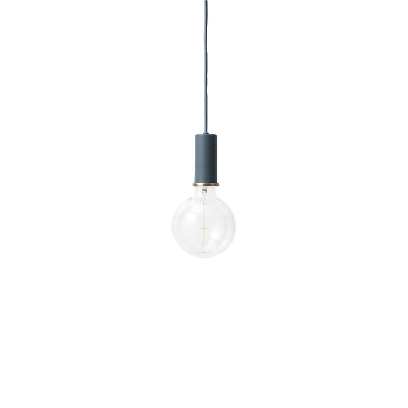 Ferm Living Pendule de base bleu foncé, 10 cm