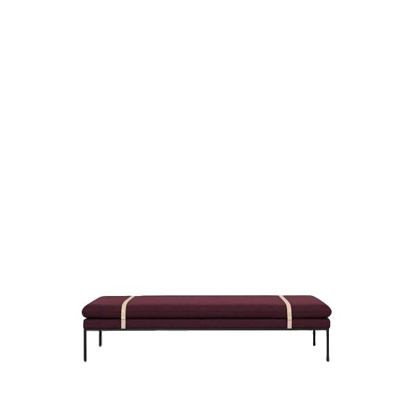Ferm Living Turn Day Bed Fiord, Solid Bordeaux