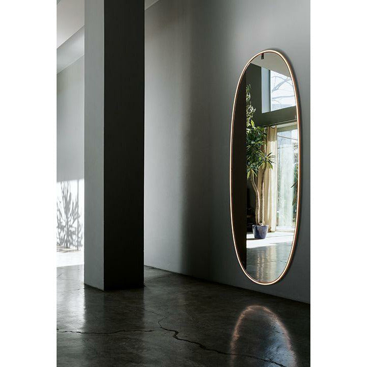Flos La Plus Belle Mirror With Integrated Lighting, Aluminium