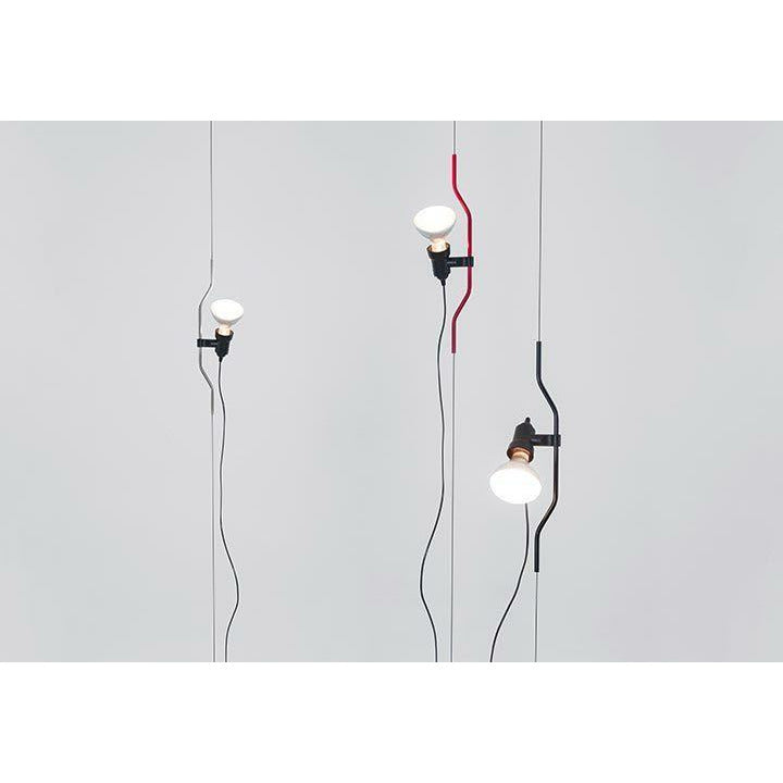 Flos Parentesi Suspension Lamp With Dimmer, Red