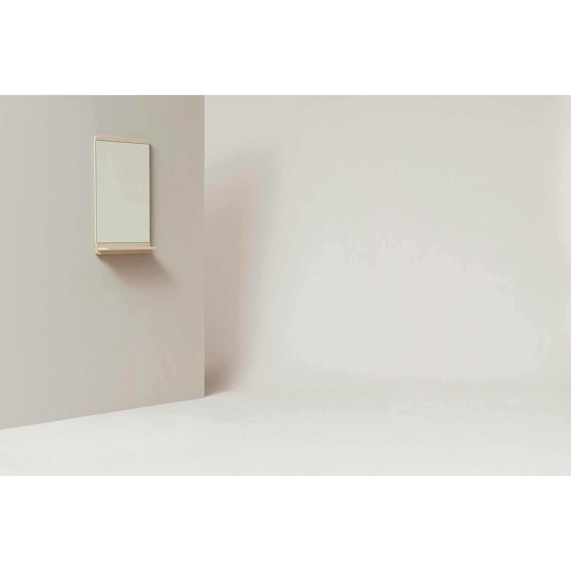 Form & Refine Rim Wall Mirror. White Oak