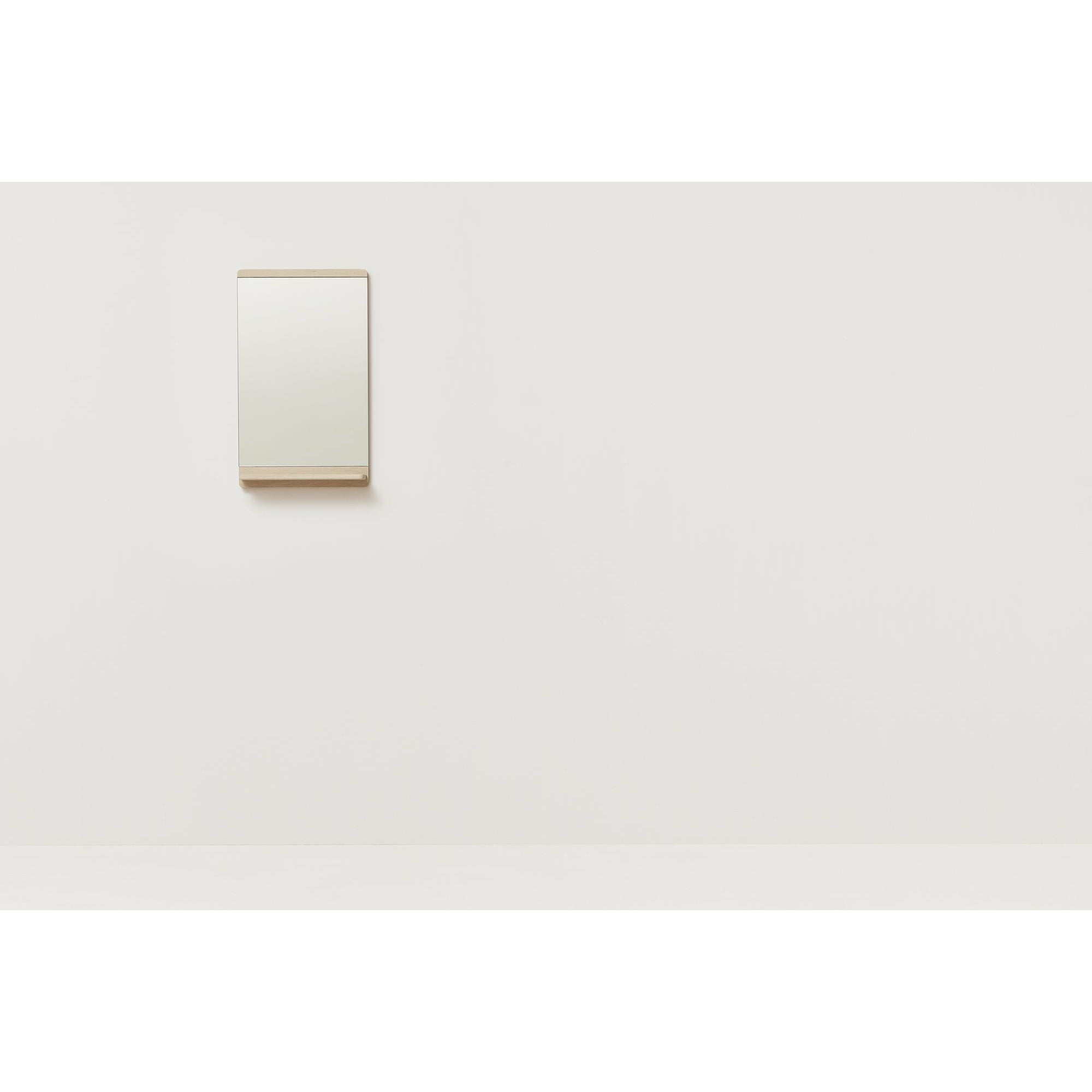 Form & Refine Rim Wall Mirror. White Oak