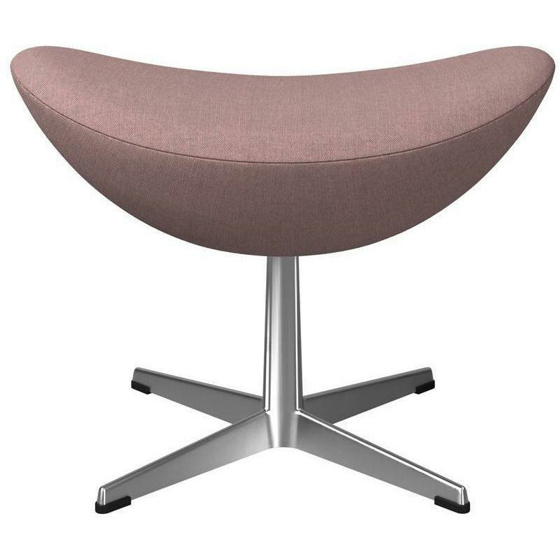 Fritz Hansen The Egg Lounge Chair s tkaninou podnožkou, Re Wool Pale Rose