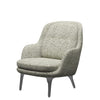 Fritz Hansen Fri Lounge Chair Aluminium, Atom White