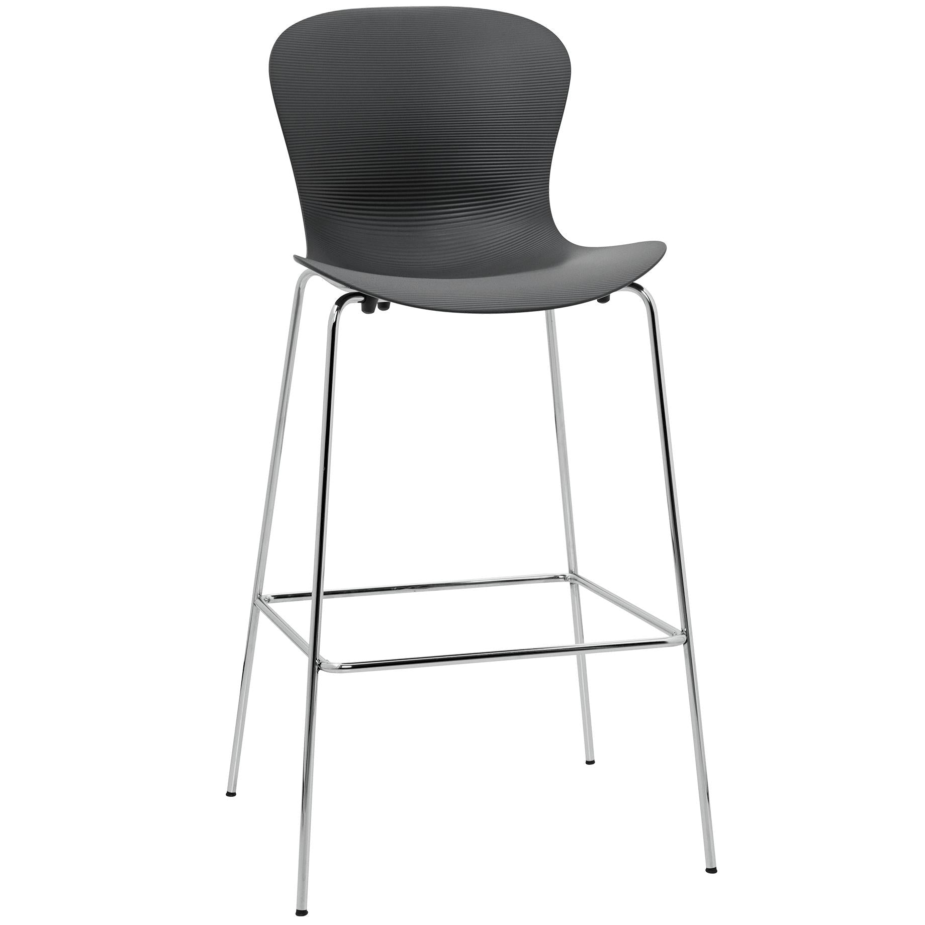 Fritz Hansen Nap Bar Chair 76 Cm, Pepper Grey
