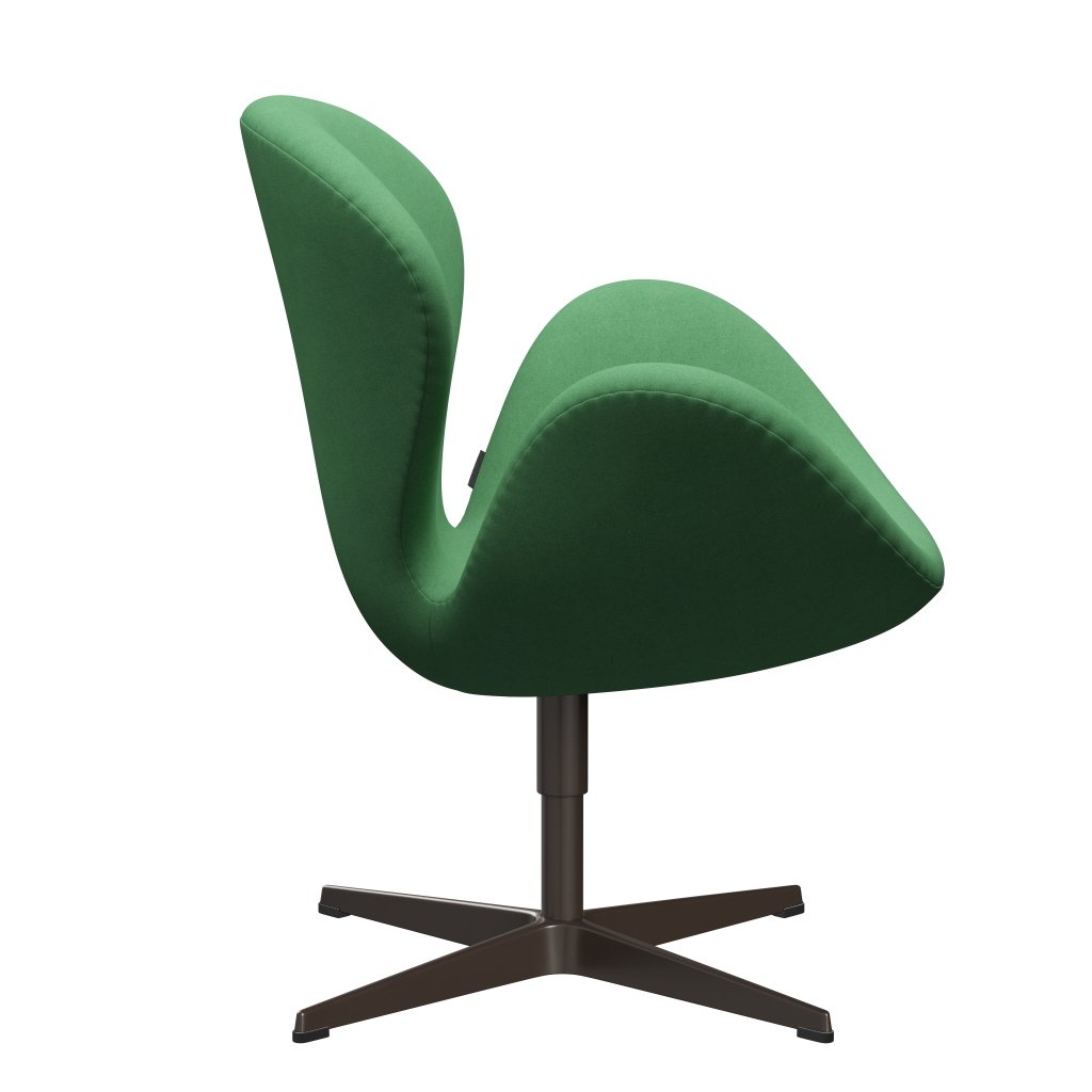 Fritz Hansen Swan Lounge stol, brun bronze/divina grøn