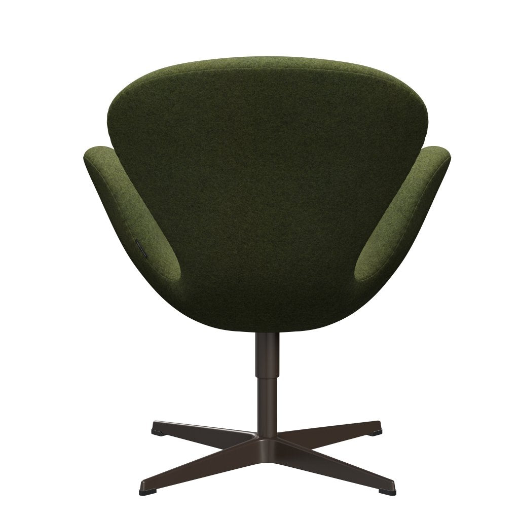 Fritz Hansen Swan Lounge stol, brun bronze/Divina MD Wintergreen