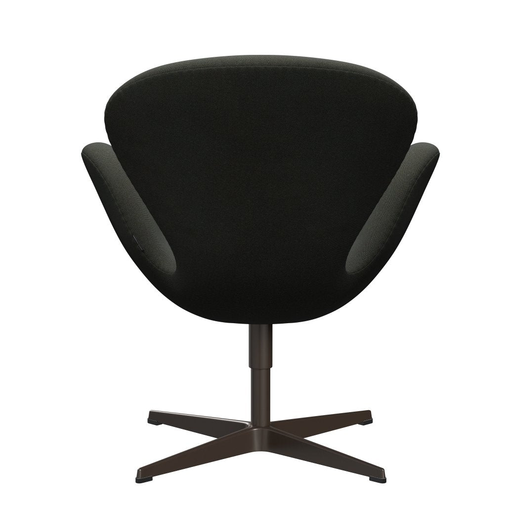 Fritz Hansen Swan Lounge stol, brun bronze/rim mørkegrå/khaki/blå