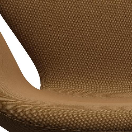 Fritz Hansen Swan Lounge stol, brun bronze/rime delikat orange/mørkegrå