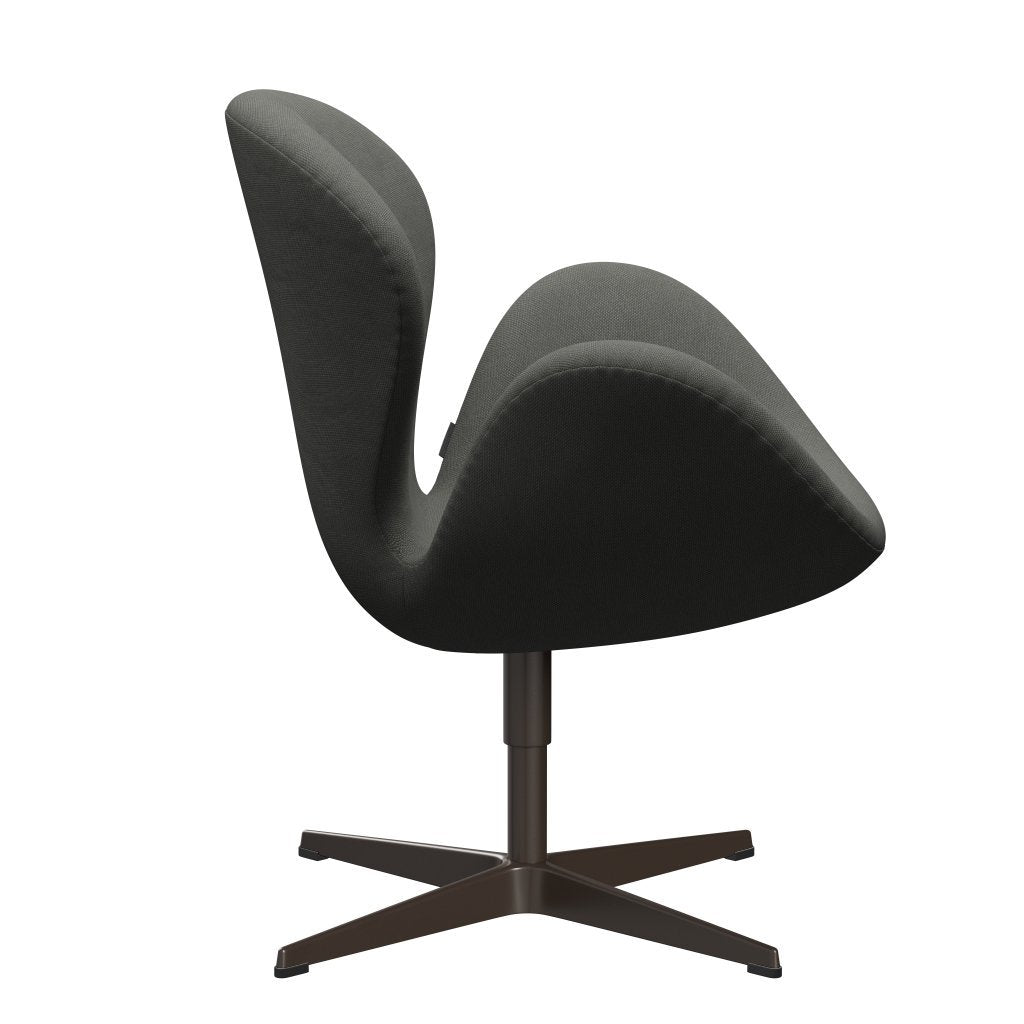 Fritz Hansen Swan Lounge stol, brun bronze/stålcutgrå
