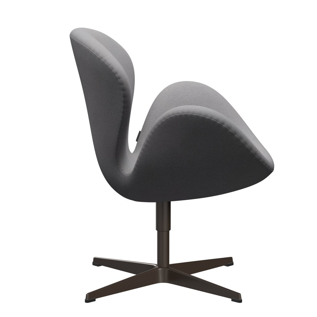 Fritz Hansen Swan Lounge stol, brun bronze/tonus lysegrå