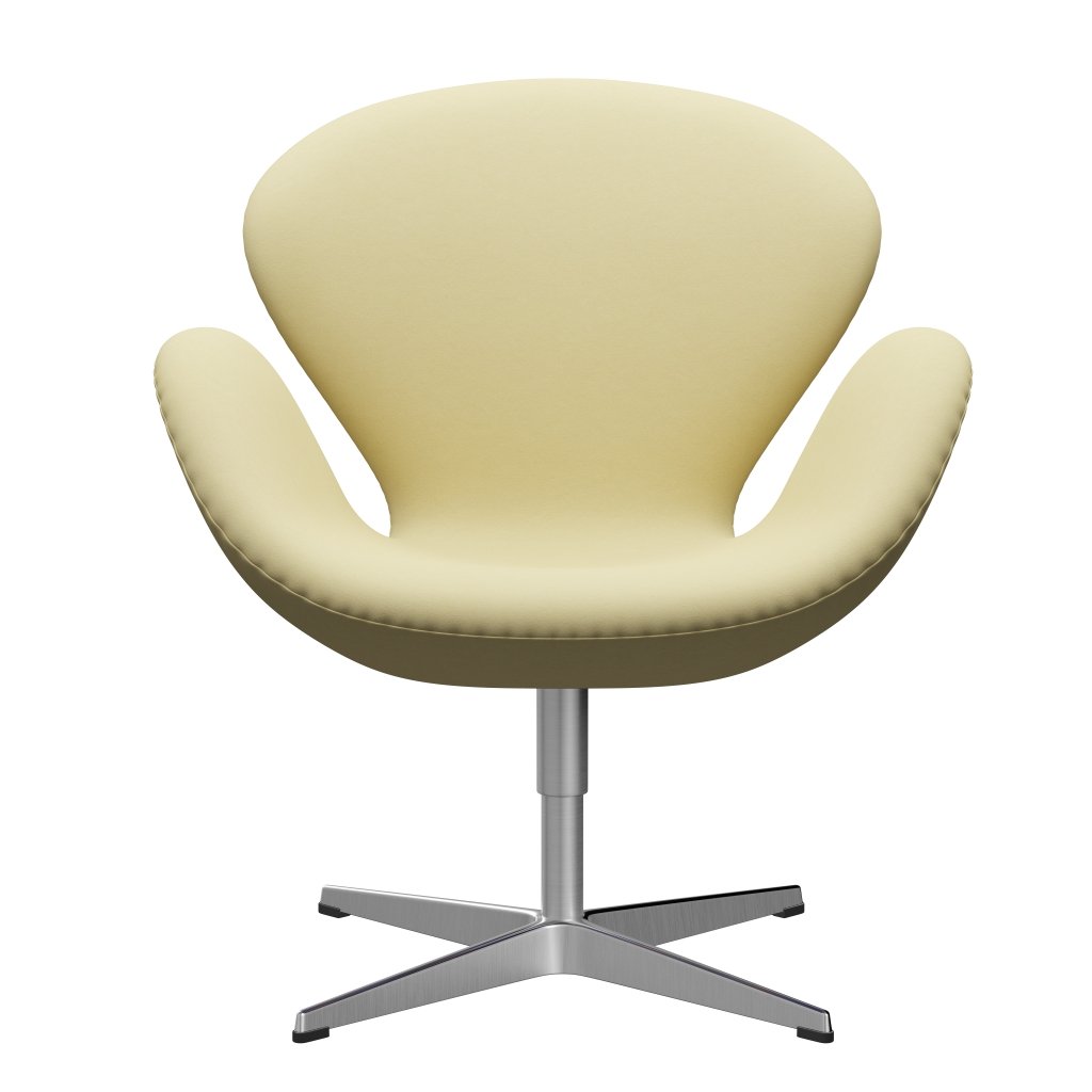 Fritz Hansen Swan Lounge stol, satin børstet aluminium/komfortgrå (68008)