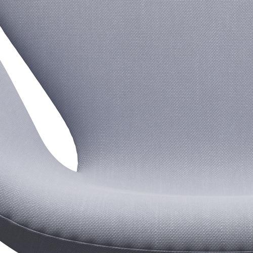 Fritz Hansen Swan Lounge Chair, Satin Brushed Aluminium/Steelcut Mouse Grey