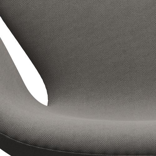 Fritz Hansen Swan Lounge stol, satin børstet aluminium/stålcut medium grå