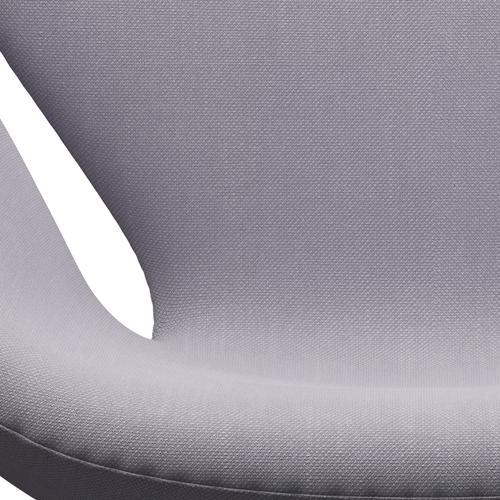 Fritz Hansen Swan Lounge stol, satin børstet aluminium/stålcut siber grå lys