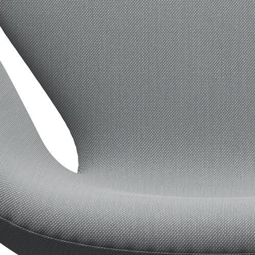 Fritz Hansen Swan Lounge Chair, Satin Brushed Aluminium/Steelcut Trio Beige
