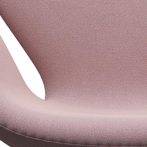 Fritz Hansen Swan Lounge Chair, Black Lacquered/Capture Pink