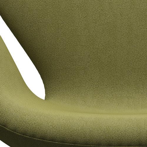 Fritz Hansen Swan Lounge Chair, Black Lacquered/Capture Wamrgrün