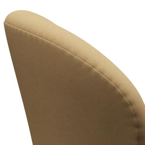 Fritz Hansen Swan Lounge stol, sort lakeret/komfort beige (00280)