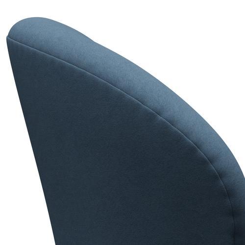 Fritz Hansen Swan Lounge Chair, Black Lacquered/Comfort Grey (01160)