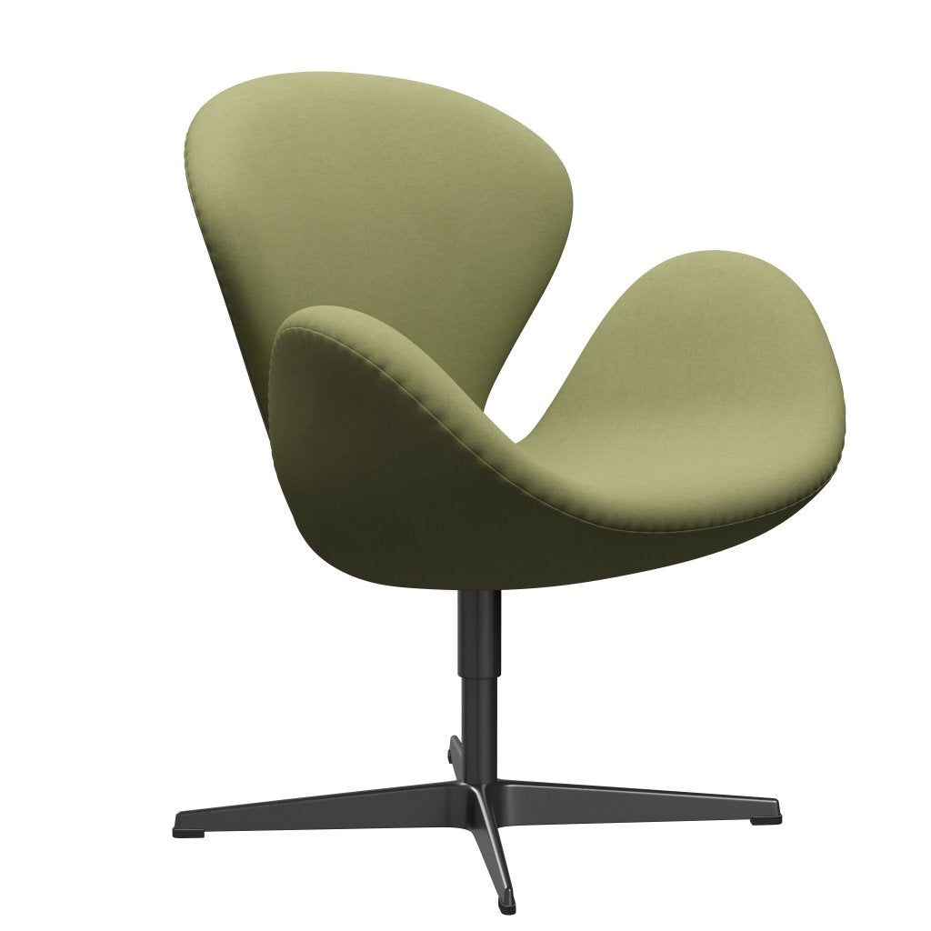 Fritz Hansen Swan Lounge stol, sort lakeret/komfortgrå (68009)