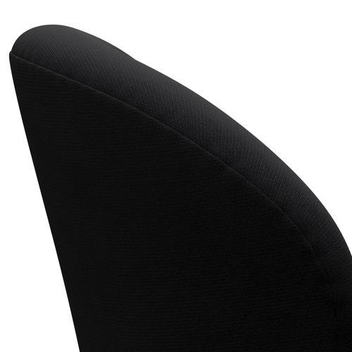 Fritz Hansen Swan Lounge Chair, Black Lacquered/Fame Grey (60051)