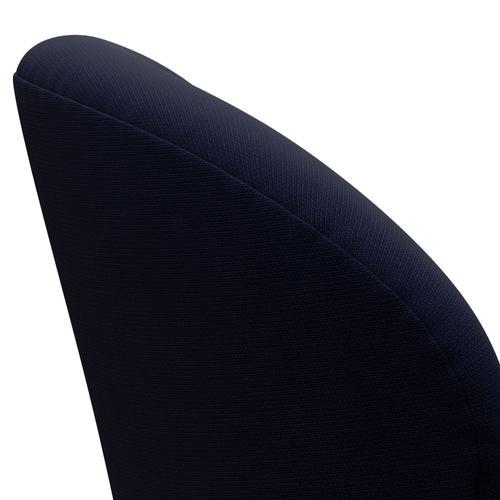 Fritz Hansen Swan Lounge stol, sort lakeret/berømmelse sort blå